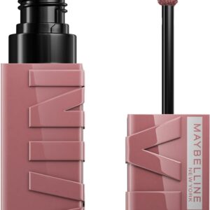 Maybelline New York Super Stay Vinyl Ink Nudes Longwear Transfer Proof Gloss Lipstick, Awestruck