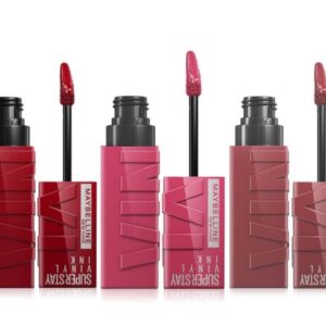 Super Stay Vinyl Ink Lipstick Set - 3 Pcs